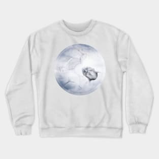 Wale in den Wolken Crewneck Sweatshirt